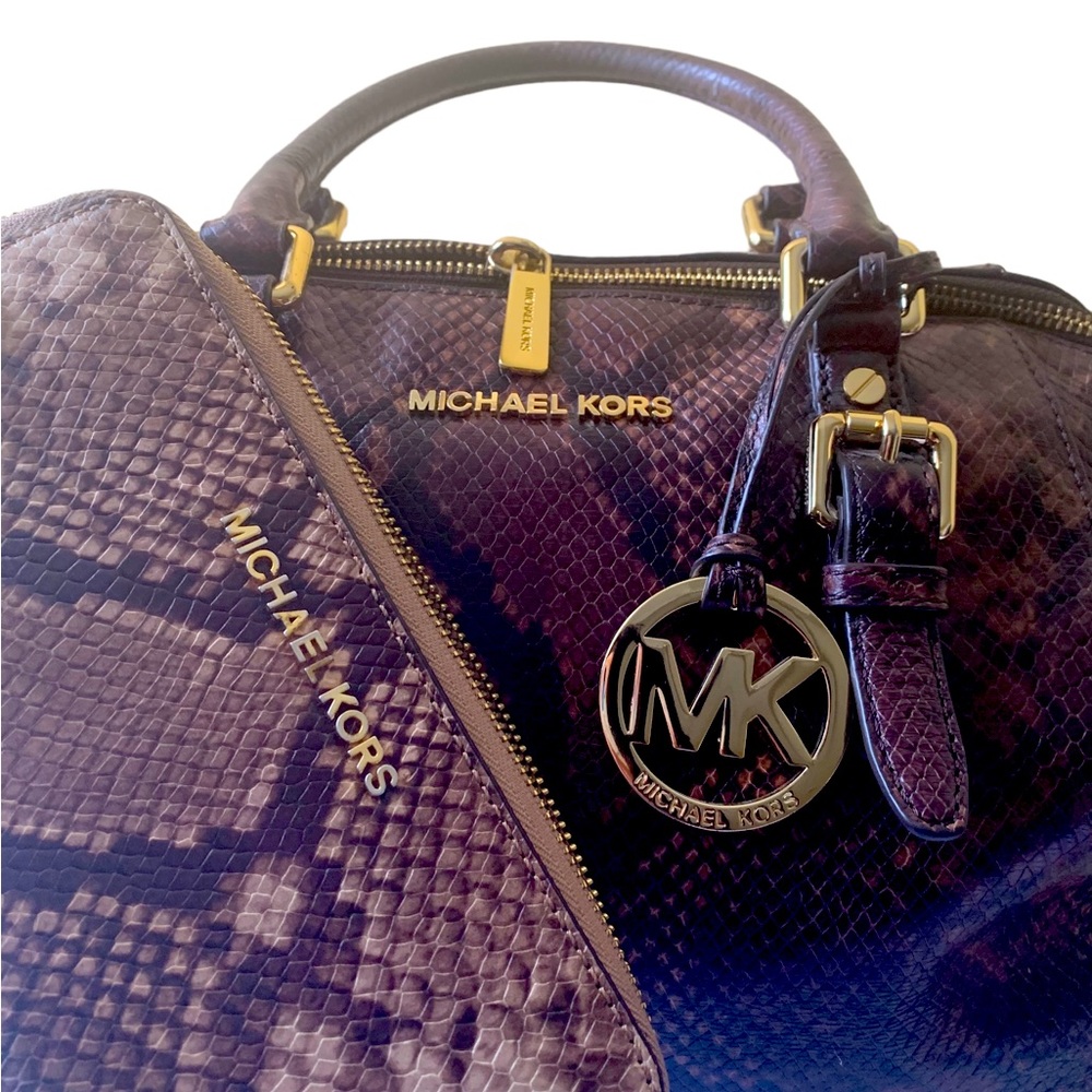 Michael Kors Purse and Wallet Python